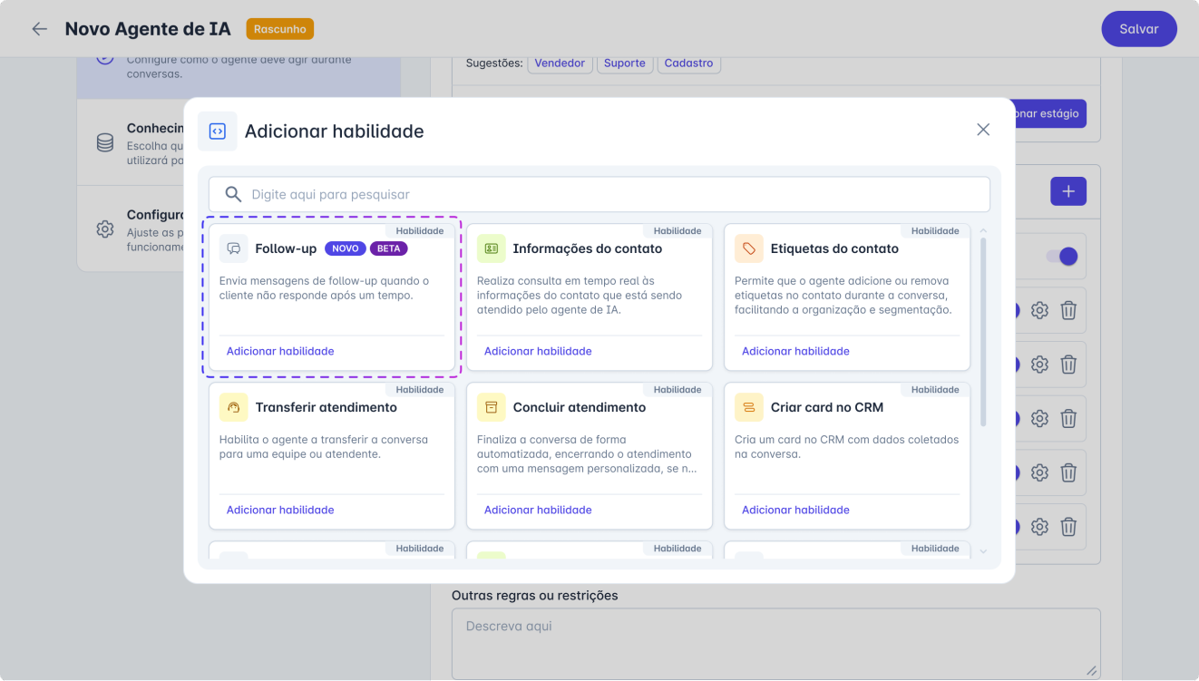 Habilidade de Follow-up