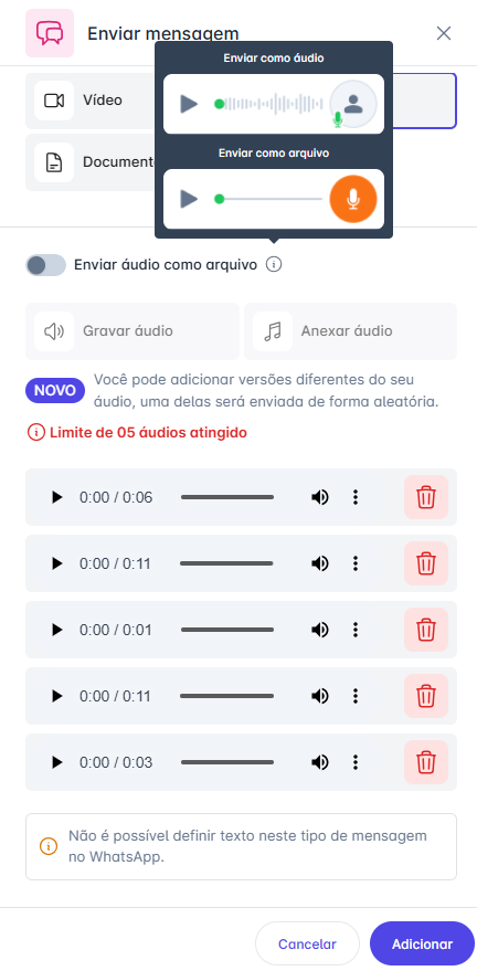 Toggle Arquivo