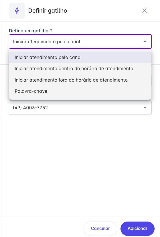 Gatilho: Fora do Horário
