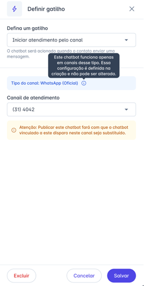 Gatilho: Fallback